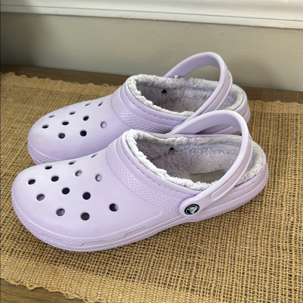 CROCS Purple Mules & Clogs with Ventilation Holes
